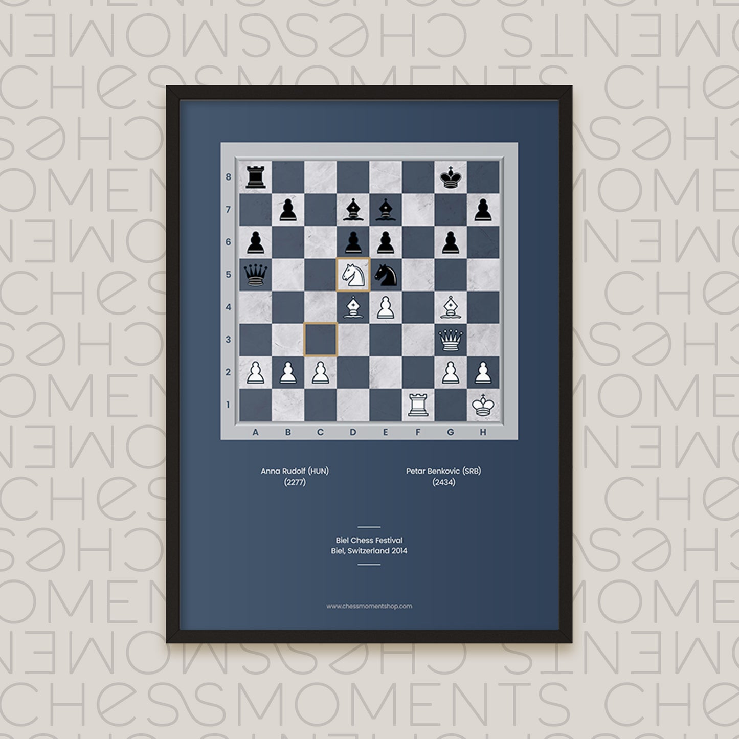 Anna Rudolf's firs step to becoming an International Master - Chess Poster