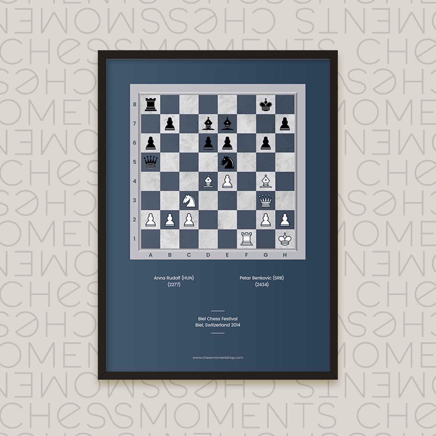 Anna Rudolf's firs step to becoming an International Master - Chess Poster