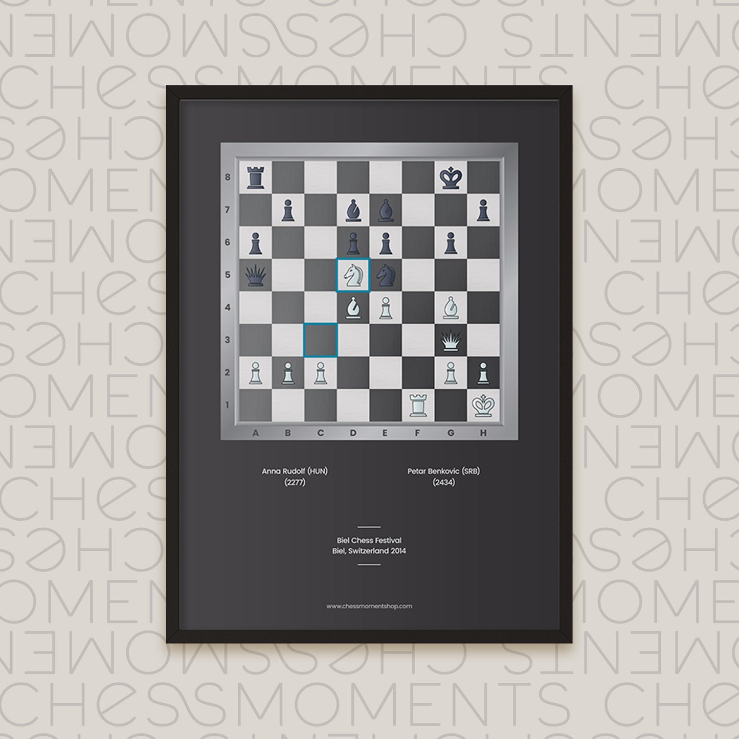 Anna Rudolf's firs step to becoming an International Master - Chess Poster