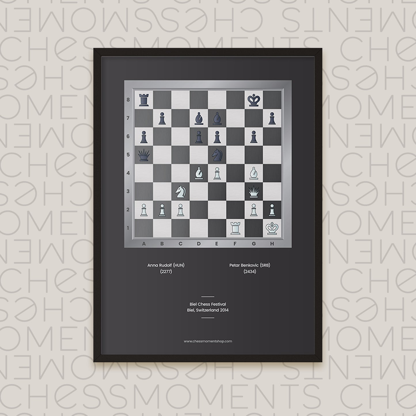 Anna Rudolf's firs step to becoming an International Master - Chess Poster