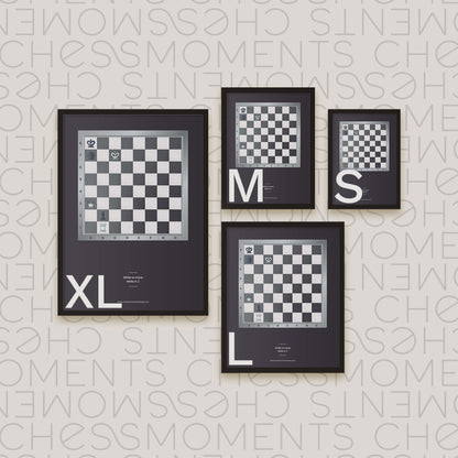 chess puzzle chess poster size comparison