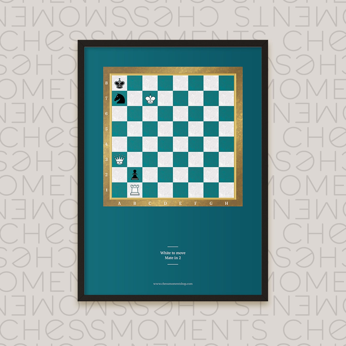 chess puzzle chess poster close up 4