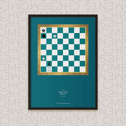 chess puzzle chess poster close up 4