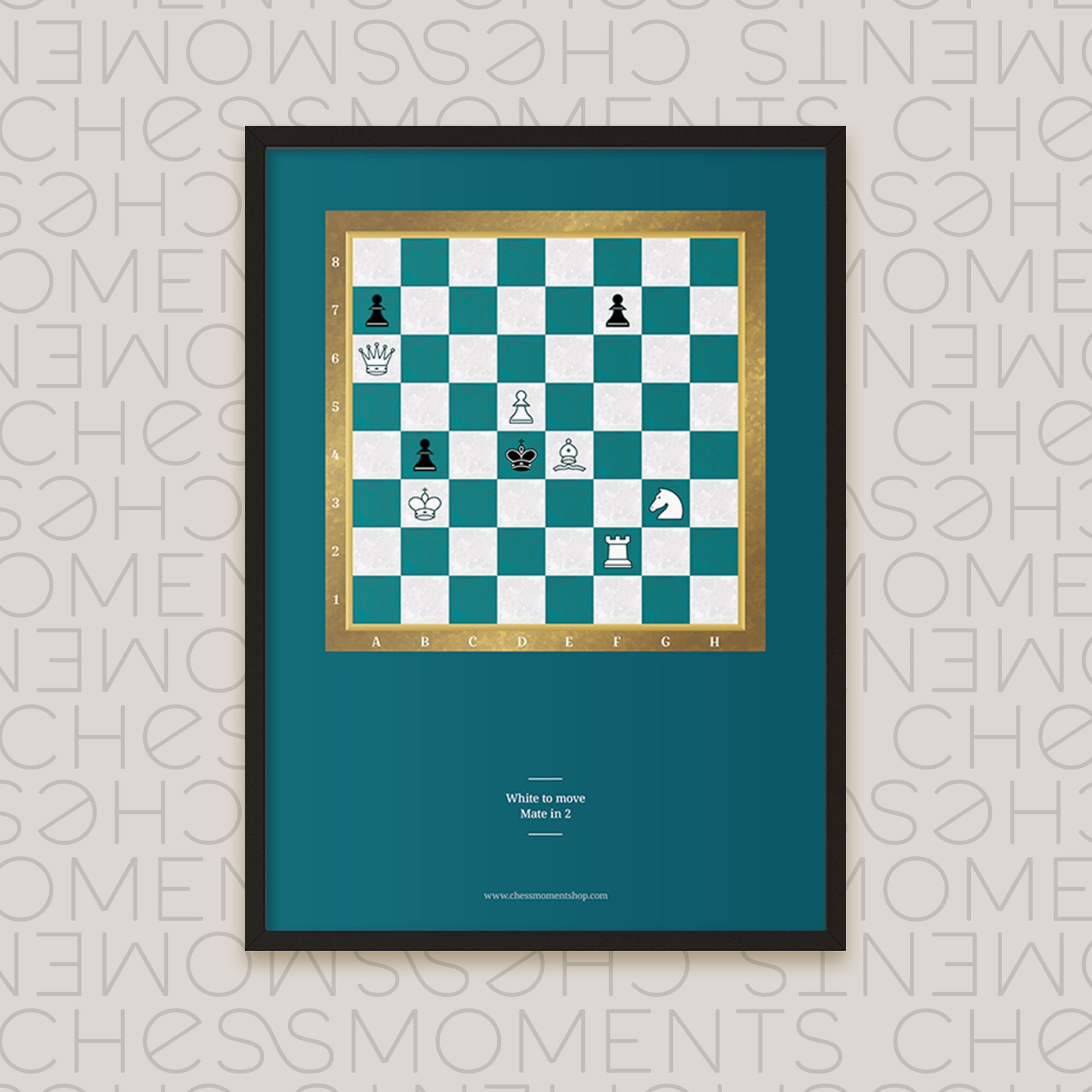 chess puzzle chess poster close up 2