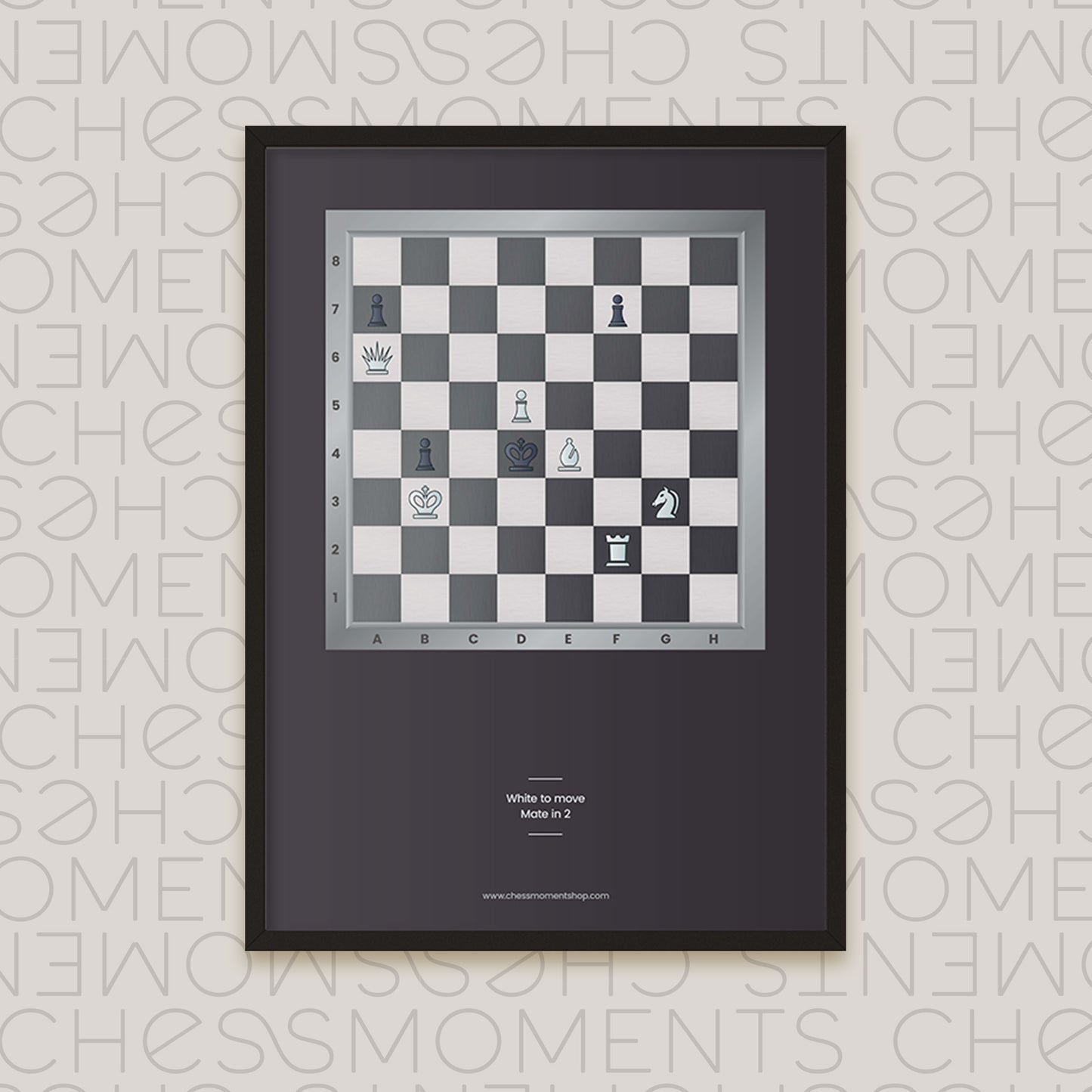 chess puzzle chess poster close up 4