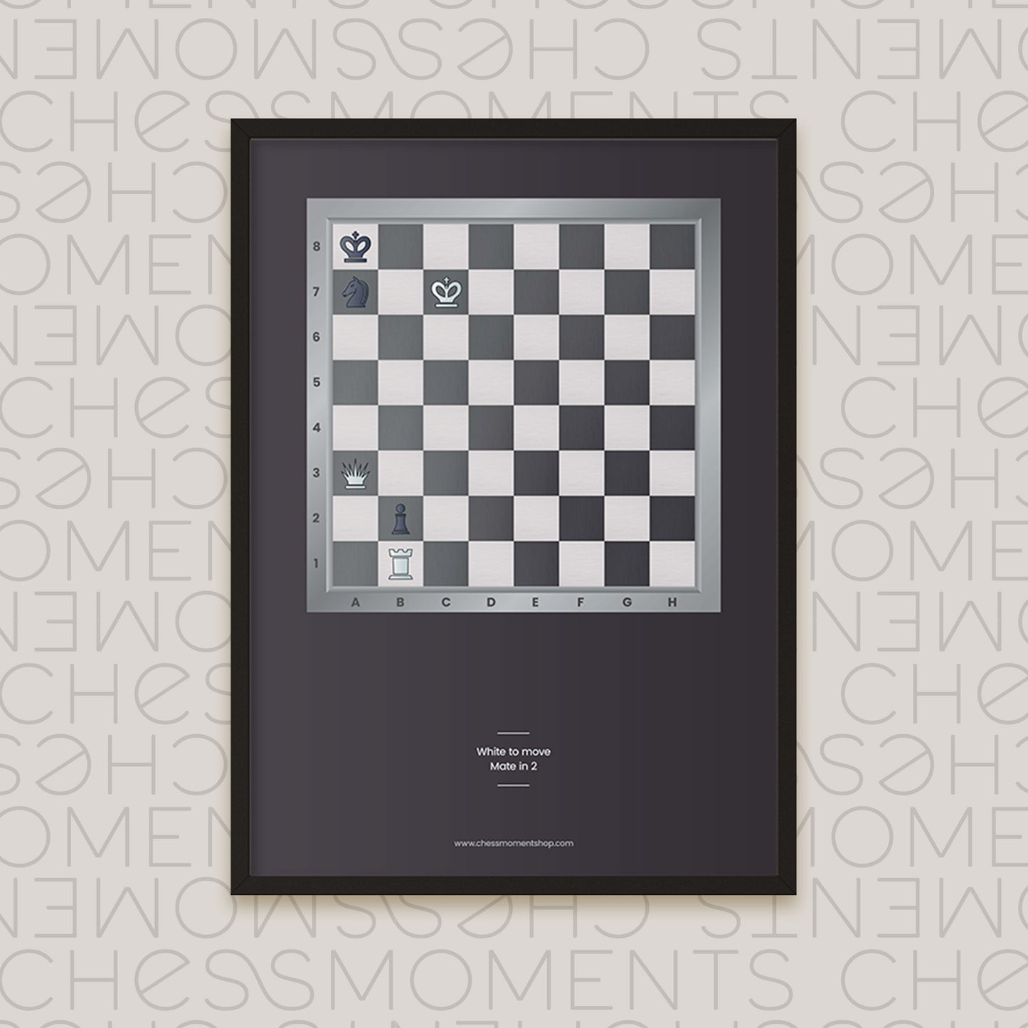 chess puzzle chess poster close up 1