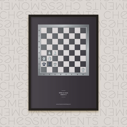 chess puzzle chess poster close up 3